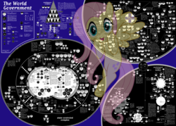 Size: 9921x7086 | Tagged: safe, fluttershy, g4, absurd resolution, illuminati, text