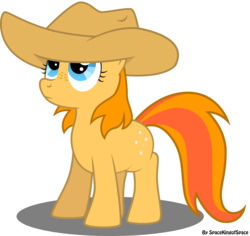 Size: 3500x3305 | Tagged: safe, artist:spacekingofspace, oc, oc only, oc:aurora australis, pony, hat, simple background, solo, transparent background, vector