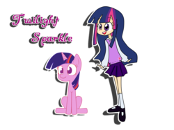 Size: 1024x768 | Tagged: safe, artist:pinkiepielovely, twilight sparkle, human, pony, unicorn, g4, female, human ponidox, humanized, mare, self paradox, self ponidox, simple background, skinny, thin, transparent background, unicorn twilight