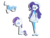 Size: 1024x768 | Tagged: safe, artist:pinkiepielovely, rarity, human, pony, unicorn, g4, female, horn, human ponidox, humanized, mare, self paradox, self ponidox, simple background, skinny, thin, transparent background