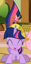 Size: 394x813 | Tagged: safe, screencap, twilight sparkle, crab pony, g4, big crown thingy