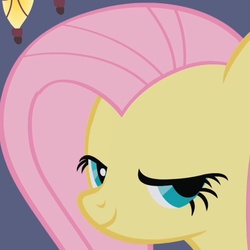 Size: 1011x1009 | Tagged: safe, fluttershy, pony, g4, bedroom eyes, female, reaction image, solo