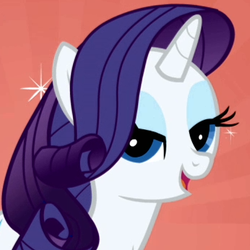 Size: 346x346 | Tagged: safe, rarity, pony, g4, bedroom eyes, reaction image, solo
