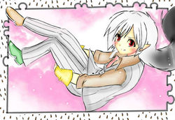 Size: 900x620 | Tagged: safe, artist:invader-celes, discord, g4, eris, humanized, male, solo