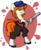 Size: 2482x3030 | Tagged: safe, artist:shiny-pebble, oc, pony, baseball bat, bipedal, crossover, hat, scout (tf2), team fortress 2