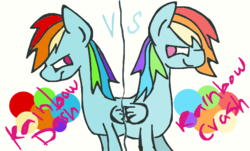 Size: 709x429 | Tagged: safe, artist:pinkamena1999, rainbow dash, g4, rainbow crash