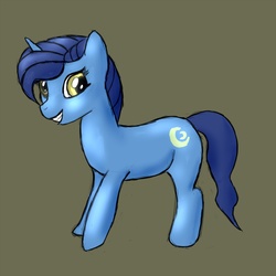 Size: 1280x1280 | Tagged: artist needed, safe, night light, pony, g4, 30 minute art challenge, bright crescent, rule 63, solo