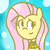 Size: 350x350 | Tagged: safe, artist:classicamy, fluttershy, pony, g4, chibi, female, solo