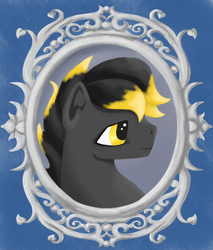 Size: 1475x1730 | Tagged: safe, artist:faikie, oc, oc only, oc:durpy, pony, portrait, solo