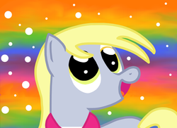 Size: 2333x1696 | Tagged: safe, artist:nevillucy, derpy hooves, pegasus, pony, g4, fabulous secret powers, female, he-man, heyyeyaaeyaaaeyaeyaa, mare, solo