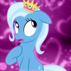 Size: 672x672 | Tagged: safe, artist:pwnyprincess, trixie, g4, crown