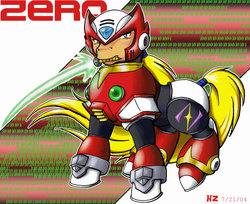 Size: 730x595 | Tagged: safe, artist:hollowzero, mega man (series), megaman x, zero