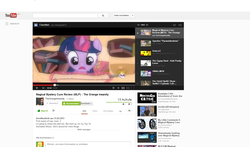 Size: 1562x917 | Tagged: safe, screencap, twilight sparkle, pony, unicorn, g4, magical mystery cure, author:the mungoman, review, the orange insanity, youtube