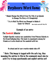 Size: 800x1000 | Tagged: safe, pinkie pie, rainbow dash, derpibooru, g4, game, simple background, text, transparent background, vector