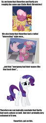 Size: 740x1964 | Tagged: safe, edit, edited screencap, screencap, blueberry swirl, cheerilee, fruitbasket, rarity, call of the cutie, g4, the cutie mark chronicles, 80s, 80s cheerilee, female, filly, filly cheerilee, hilarious in hindsight, make it happen, unpleasant implications