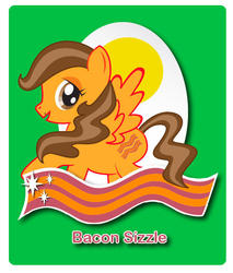 Size: 529x620 | Tagged: safe, oc, oc only, bacon sizzle, cindy morrow