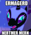 Size: 354x390 | Tagged: safe, edit, edited screencap, screencap, nightmare moon, alicorn, pony, g4, derp, ermahgerd, faic, female, image macro, nightmare moon moon, solo