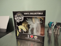 Size: 2592x1944 | Tagged: safe, derpy hooves, pegasus, pony, g4, 3d print, female, funko, hashbro, mare, that one nameless background pony we all know and love, toy