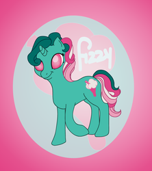 Size: 800x900 | Tagged: safe, artist:cobalt-e, fizzy, pony, g1, g4, female, g1 to g4, generation leap, solo