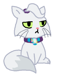 Size: 318x410 | Tagged: safe, artist:starryoak, opalescence, cat, g4, alexanderite, rule 63, simple background, solo, transparent background