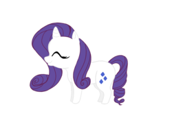 Size: 1024x768 | Tagged: safe, artist:osirisanimus, rarity, pony, unicorn, g4, chibi, chubby, female, horn, mare, simple background, solo, transparent background