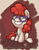 Size: 1077x1386 | Tagged: safe, artist:zestyoranges, twist, earth pony, pony, g4, female, glasses, smiling, solo