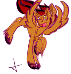 Size: 861x904 | Tagged: safe, artist:arnachy, oc, oc only, pegasus, pony, solo