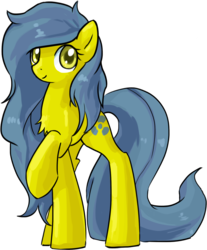 Size: 1276x1539 | Tagged: safe, artist:bigbuxart, oc, oc only, earth pony, pony, chest fluff, looking at you, raised hoof, solo