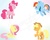 Size: 2400x1900 | Tagged: safe, artist:goshhhh, applejack, fluttershy, pinkie pie, rainbow dash, g4, simple background