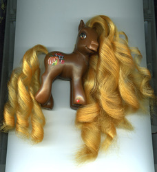 Size: 612x672 | Tagged: safe, artist:marienoire, sew-and-so, pony, g3, customized toy, doll, irl, photo, solo, toy