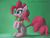 Size: 880x660 | Tagged: safe, artist:grissaecrim, pinkie pie, earth pony, pony, g4, behaving like a dog, collar, female, pet play, puppy pie, solo