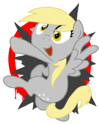 Size: 744x924 | Tagged: safe, artist:starlettskies, derpy hooves, pegasus, pony, g4, female, mare, solo