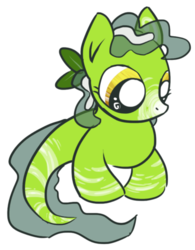 Size: 400x512 | Tagged: safe, artist:spatialheather, oc, oc only, merpony, simple background, solo, tadpony, transparent background