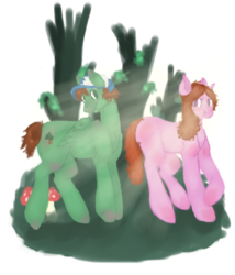 Size: 461x539 | Tagged: safe, artist:deliicatessen, dipper pines, gravity falls, mabel pines, male, ponified