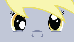 Size: 1024x576 | Tagged: safe, artist:fascistp0ny, derpy hooves, pegasus, pony, g4, eyes, face, female, mare, solo, wallpaper