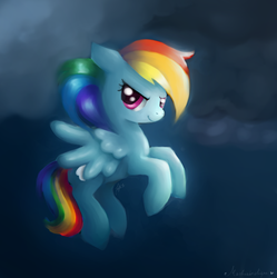 Size: 1440x1443 | Tagged: safe, artist:trefleix, rainbow dash, pony, g4, female, solo