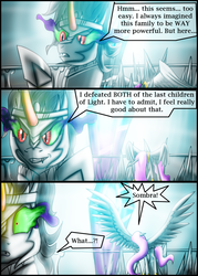 Size: 1200x1675 | Tagged: safe, artist:bonaxor, king sombra, princess celestia, comic:corruption, g4, comic