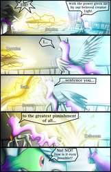 Size: 1200x1847 | Tagged: safe, artist:bonaxor, king sombra, princess celestia, comic:corruption, g4, comic