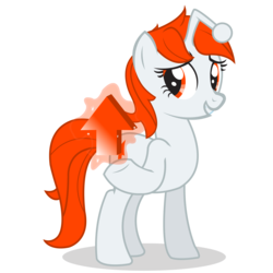 Size: 3000x3000 | Tagged: safe, artist:mrsketchcity, oc, oc only, oc:karma, pony, unicorn, female, high res, mare, ponified, reddit, simple background, solo, transparent background, upvote, vector