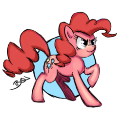 Size: 800x800 | Tagged: safe, artist:b0nbon, pinkie pie, earth pony, pony, g4, female, solo