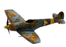 Size: 1423x1017 | Tagged: safe, artist:riahz, spitfire, g4, aircraft, fighter, namesake, plane, pun, simple background, supermarine spitfire, transparent background, vector