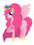 Size: 720x960 | Tagged: safe, artist:4tehpwnies, pinkie pie, alicorn, pony, g4, alicornified, pinkiecorn, race swap, xk-class end-of-the-world scenario