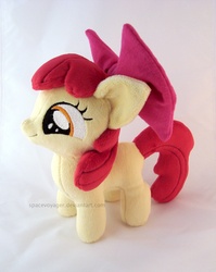 Size: 957x1200 | Tagged: safe, artist:planetplush, apple bloom, earth pony, pony, g4, irl, photo, plushie, solo