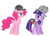 Size: 1100x800 | Tagged: safe, artist:alexiy777, pinkie pie, twilight sparkle, g4, bowler hat, deerstalker, detective, hat, pipe, sherlock holmes, sherlock sparkle, simple background, svg, transparent background, vector, watson