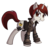 Size: 1102x1053 | Tagged: safe, artist:ric-m, pony, unicorn, clothes, commission, crossover, horn, operation raccoon city, ponified, resident evil, simple background, solo, transparent background, tweed