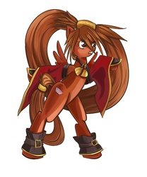 Size: 600x720 | Tagged: safe, artist:maytee, pony, guilty gear, jam kuradoberi, ponified, solo