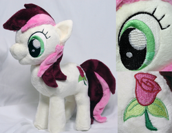 Size: 990x765 | Tagged: safe, artist:cryptic-enigma, roseluck, pony, g4, irl, photo, plushie, solo