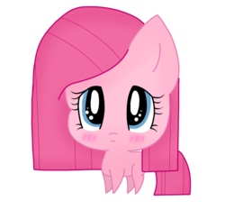 Size: 1650x1536 | Tagged: safe, artist:wisterya, pinkie pie, earth pony, pony, g4, chibi, female, pinkamena diane pie, simple background, solo, transparent background