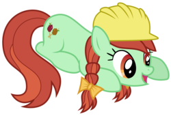 Size: 8192x5556 | Tagged: safe, artist:thatguy1945, candy apples, earth pony, pony, g4, absurd resolution, apple family member, background pony, helmet, simple background, solo, transparent background, vector
