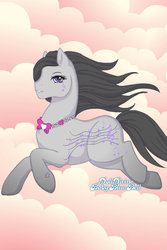 Size: 400x600 | Tagged: safe, artist:mylittleponylover5, octavia melody, earth pony, pony, g1, g4, cloud, cloudy, female, g4 to g1, generation leap, solo